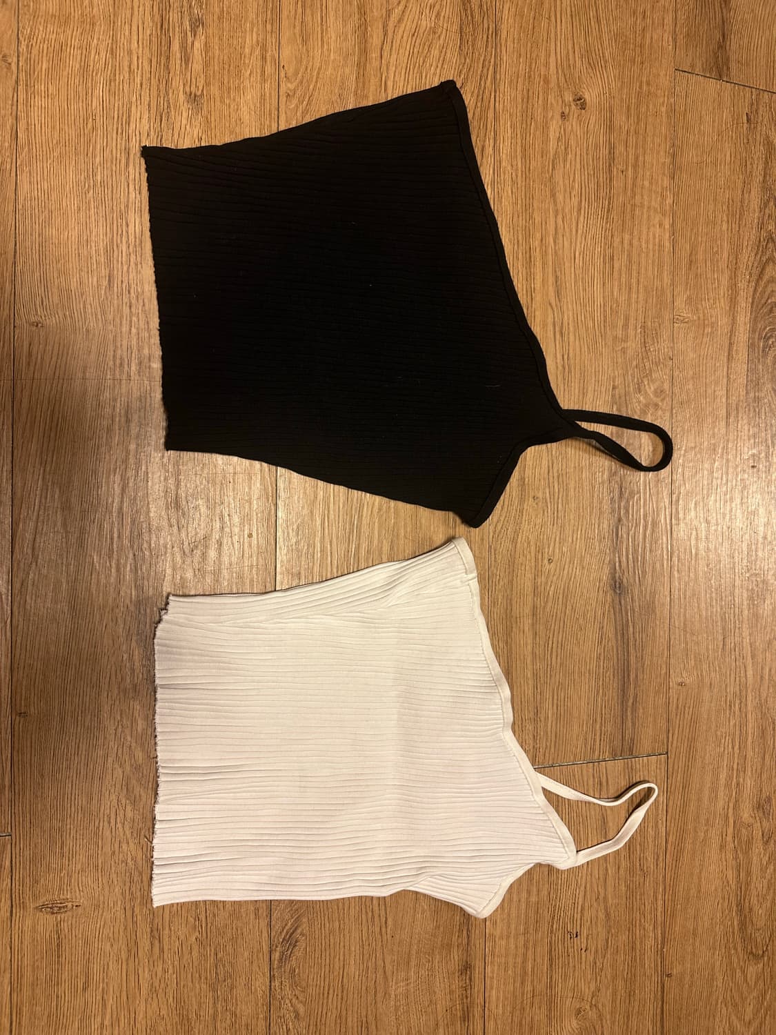 자라 원숄더 탑_블랙, 화이트 상품이미지2