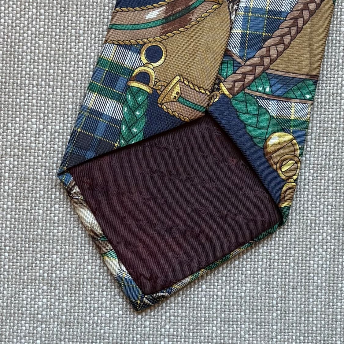 90s 프랑스 LANCEL 엘레강스 클래식 실크 타이 상품이미지9