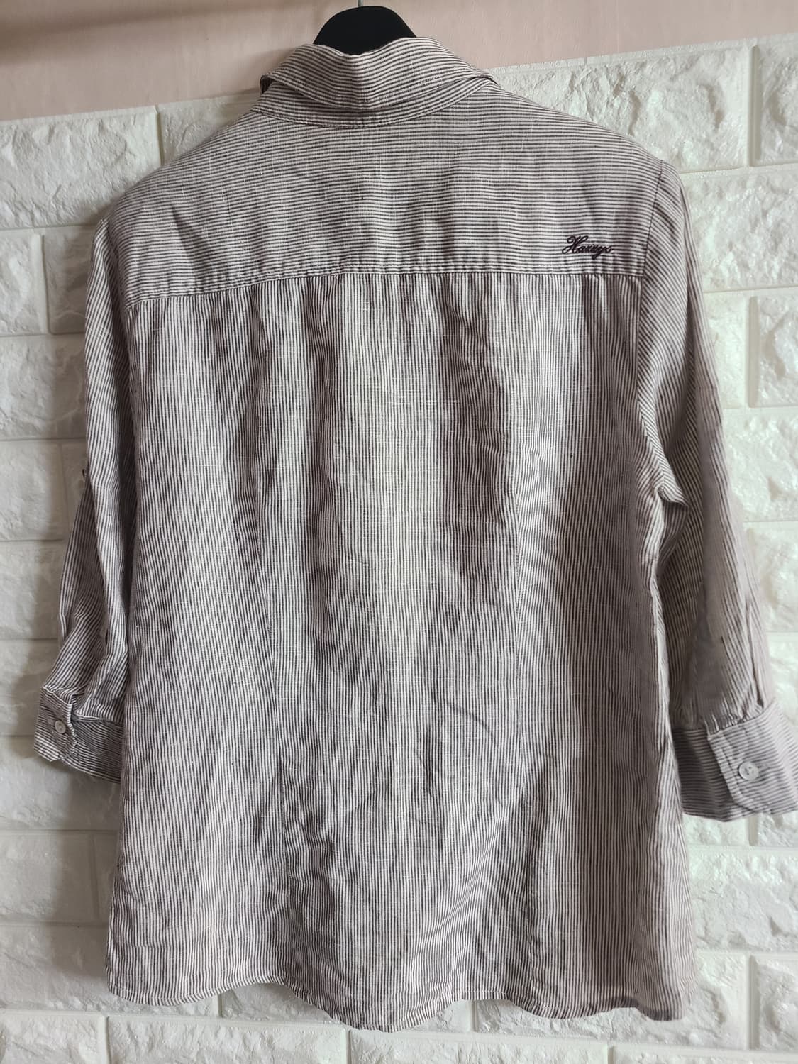 헤지스 스트라이프 셔츠 55 상품이미지6