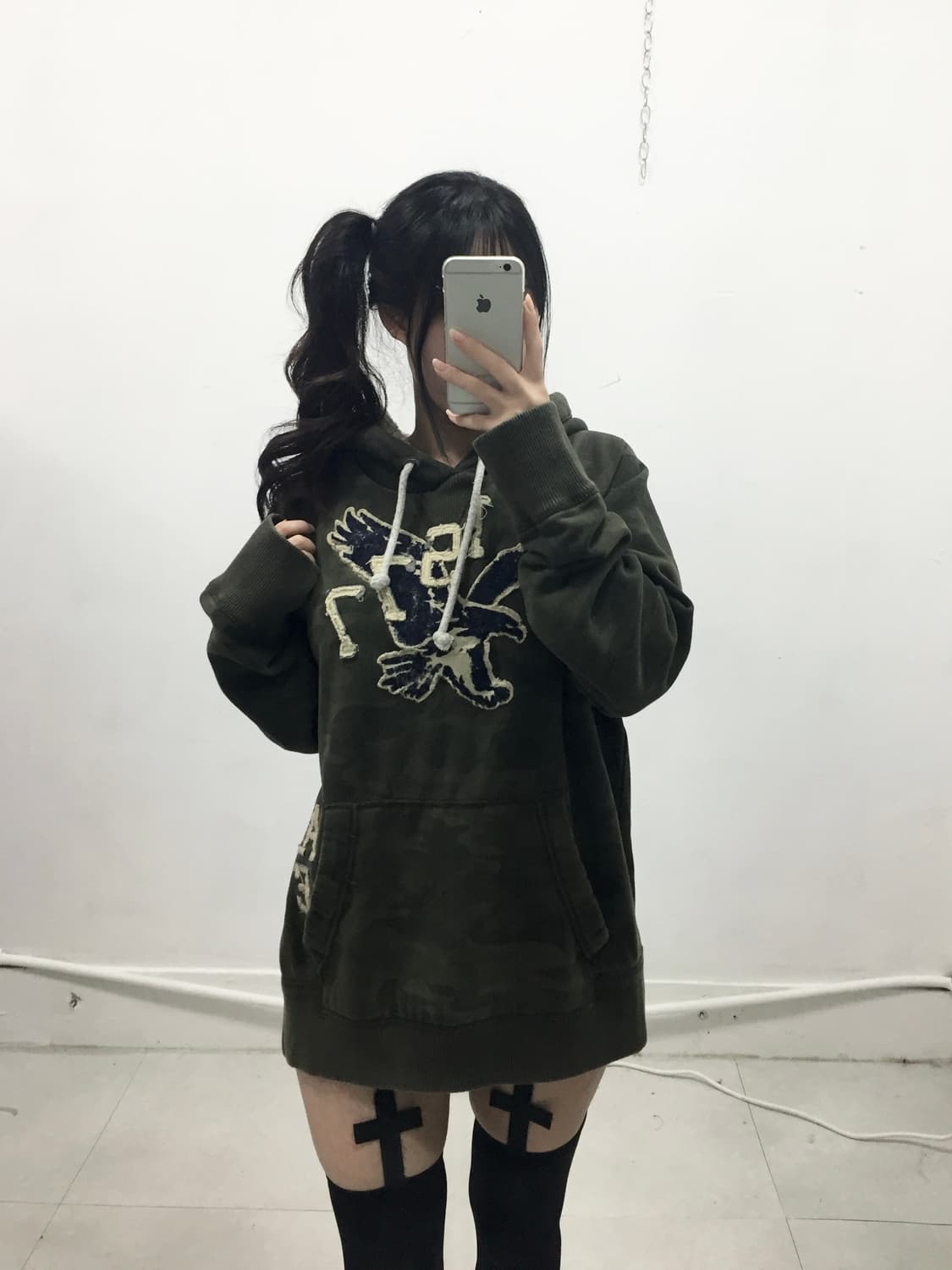 [AMERICAN EAGLE] 아메리칸 이글 카모 이글 후드티 상품이미지2