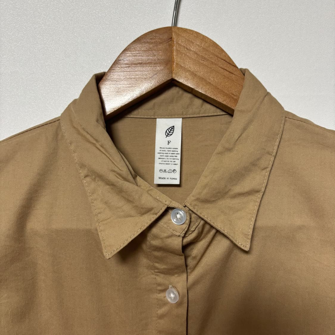 베이지 셔츠  상품이미지3