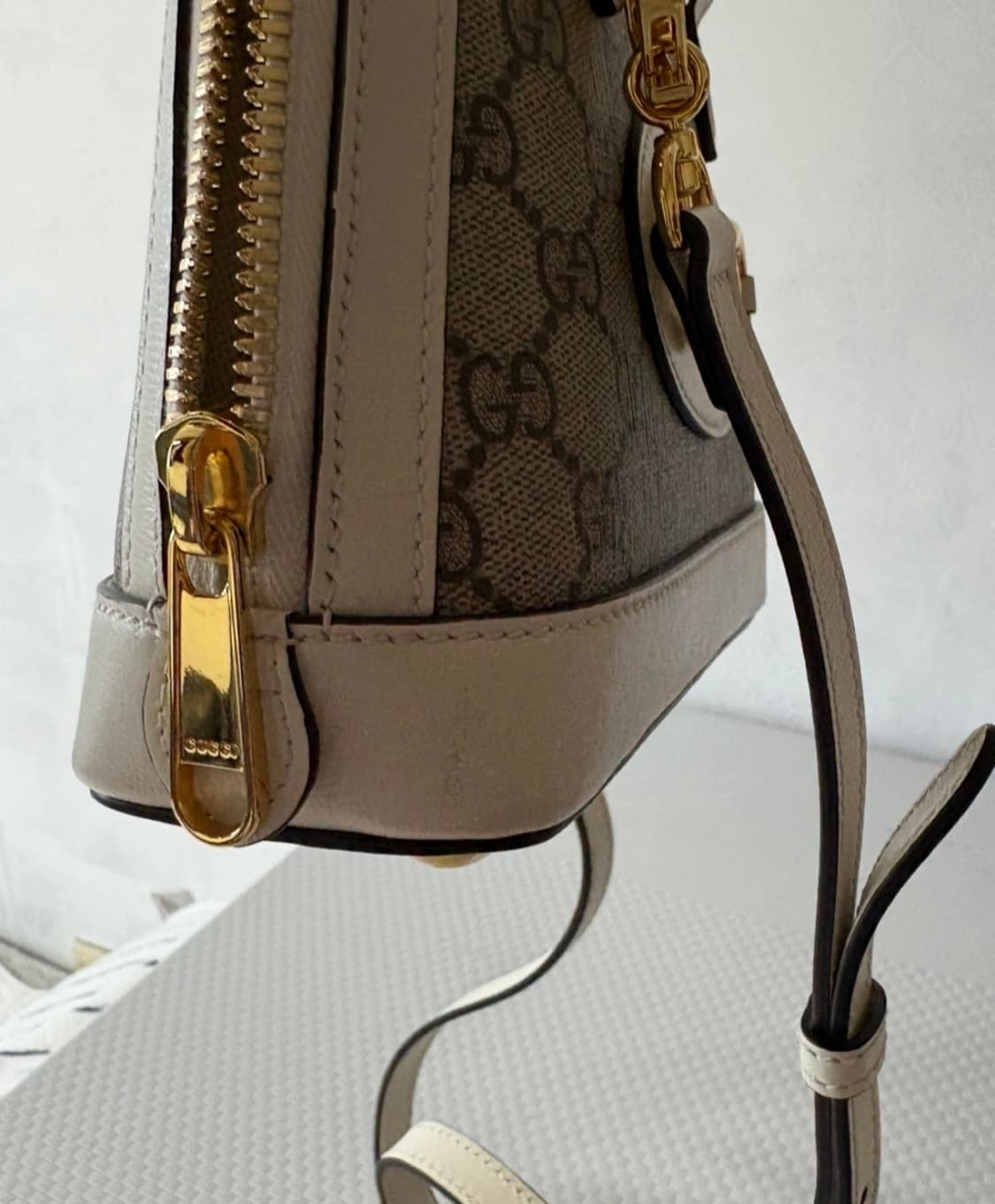 구찌 홀스빗 1955 탑핸들 미니 상품이미지9