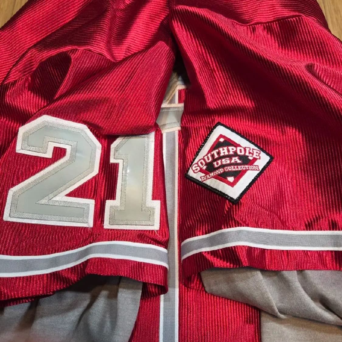 올드스쿨 90s SouthPole 레이어드 베이스볼 유니폼 져지 상품이미지3