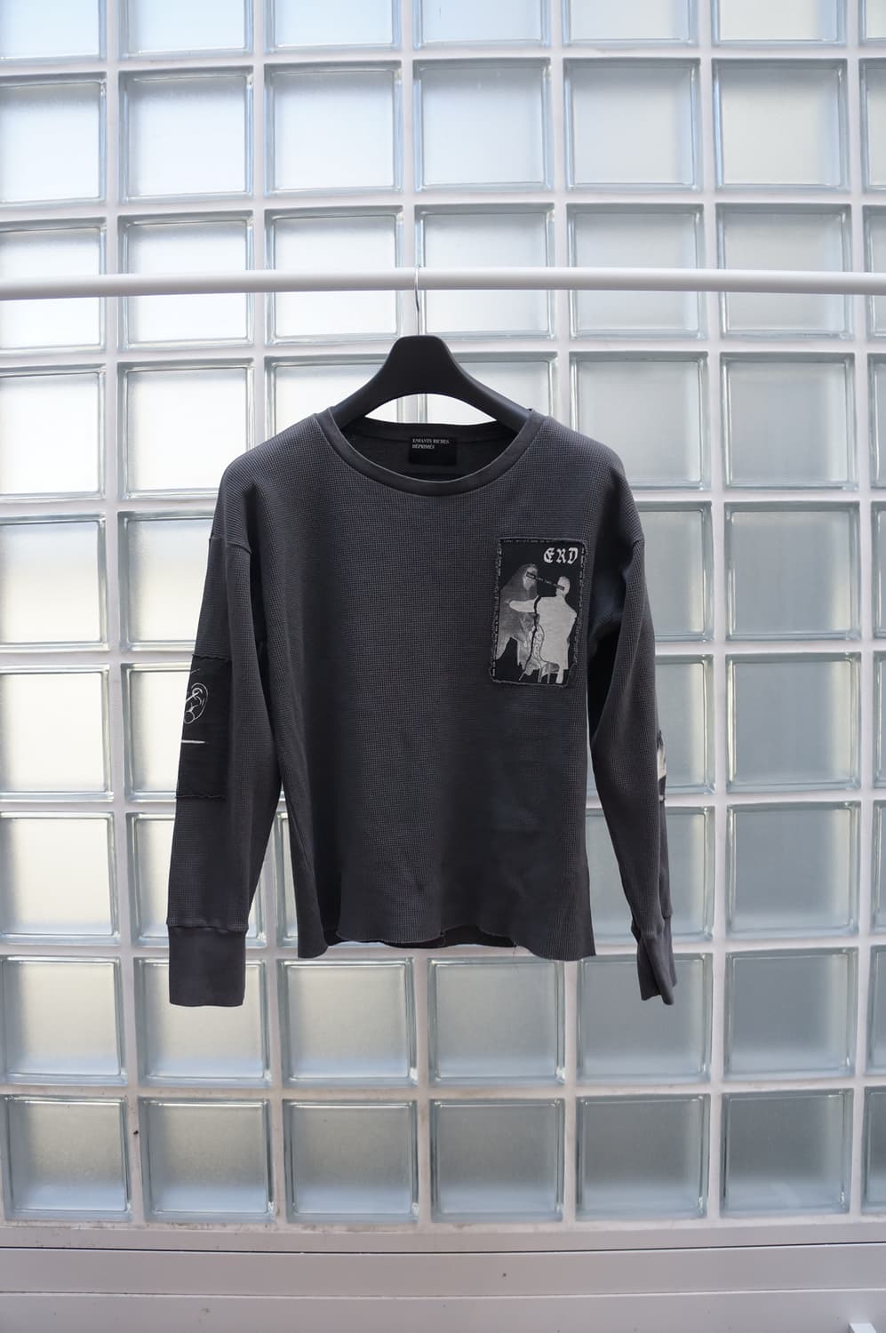 [L] ERD 앙팡리쉬데프리메AW 2024 패치워크 써멀 롱슬리브 상품이미지1