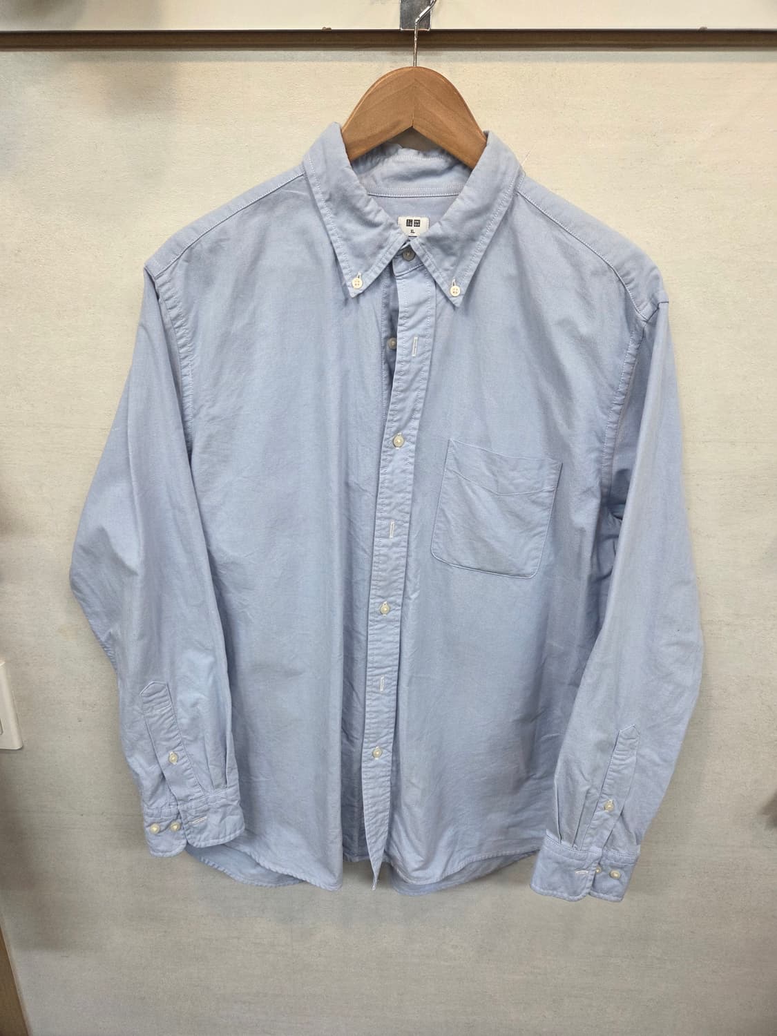 유니클로 옥스포드 셔츠긴팔 xl 상품이미지1