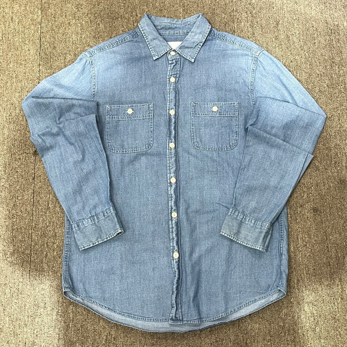 (M) American Eagle 아메리칸 이글 빈티지 데님 셔츠 상품이미지1