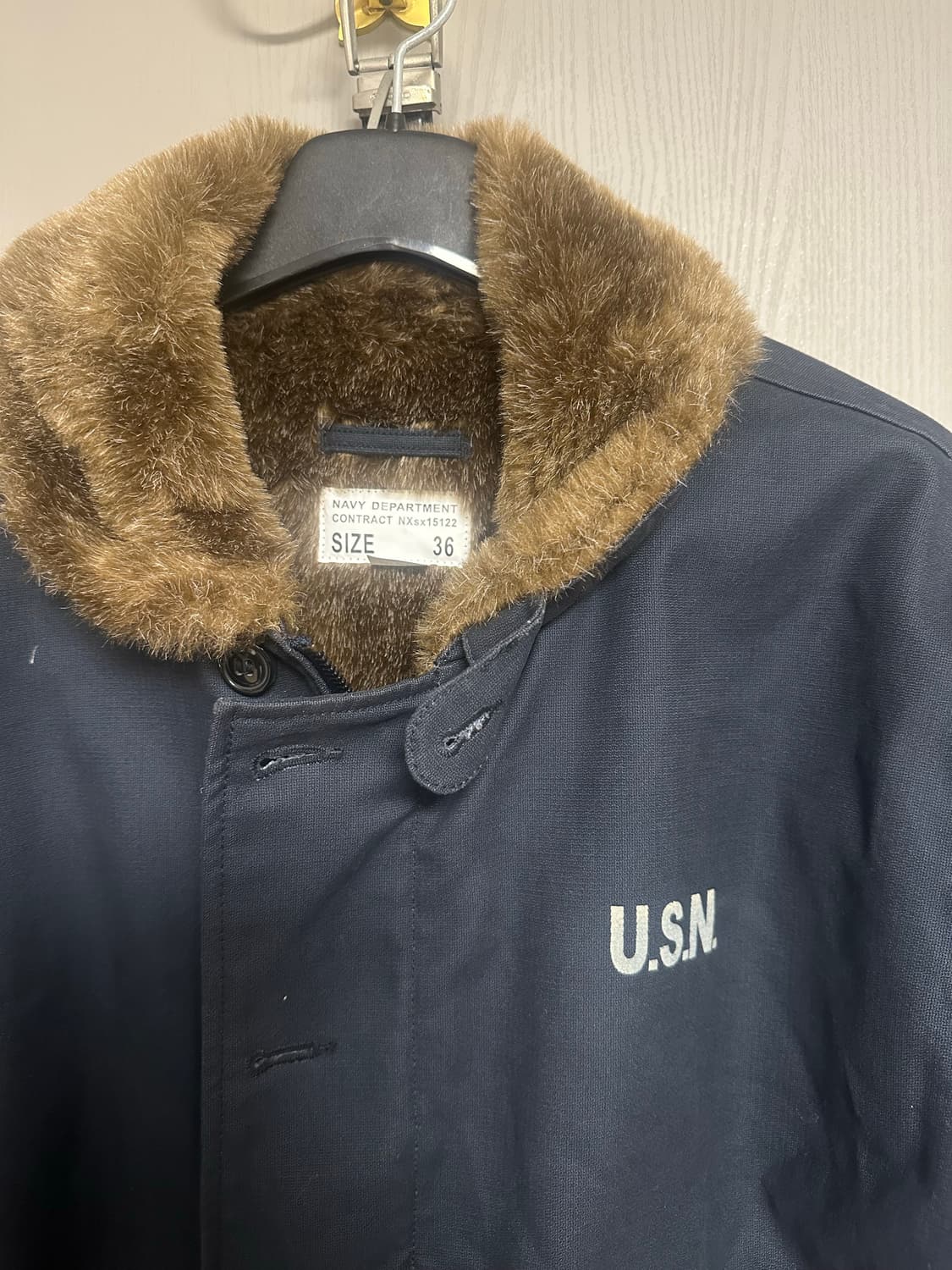 Ymclky 덱자켓 네이비 36사이즈 상품이미지4