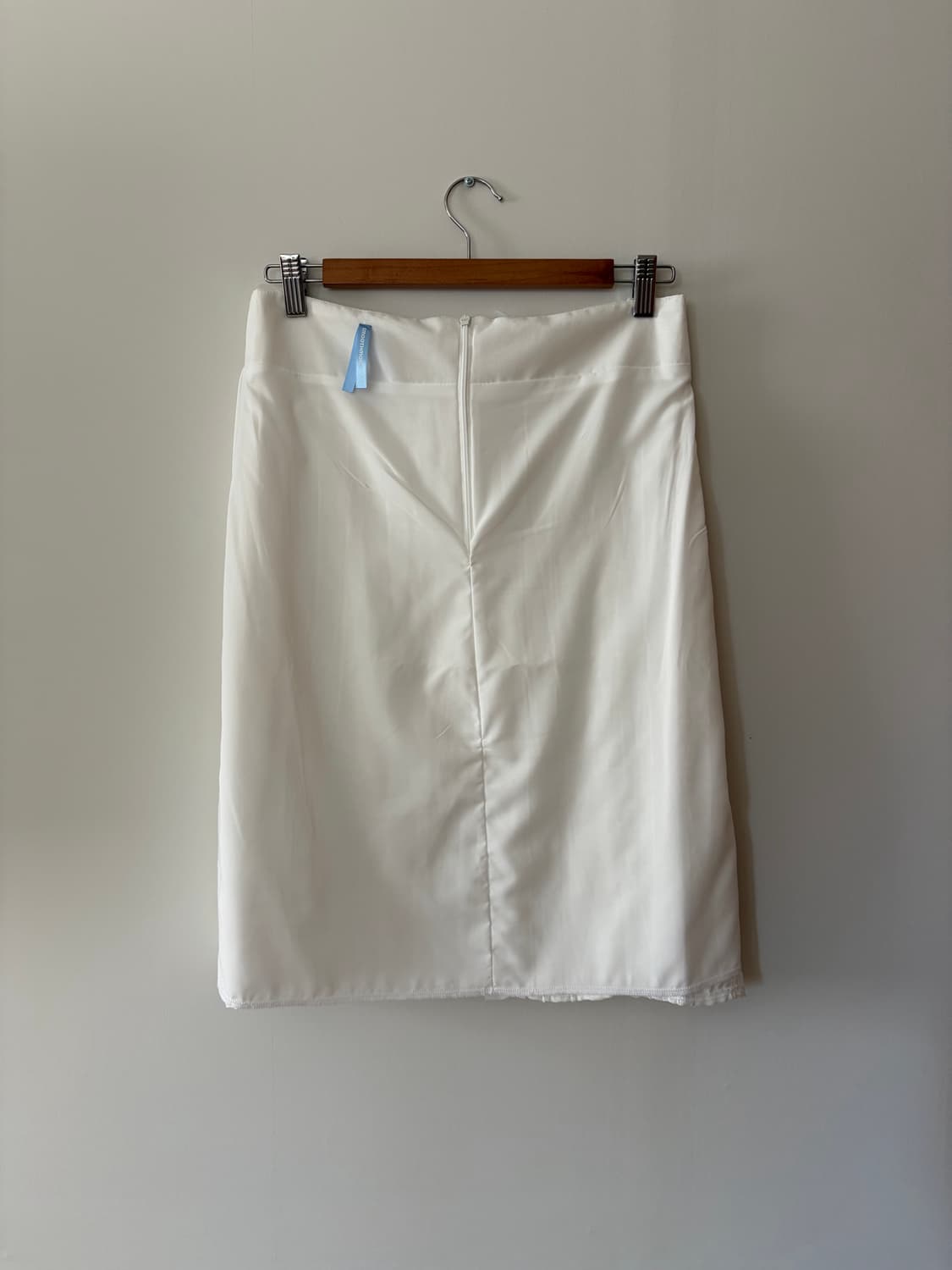 스무드무드 Heaven Skirt White 러플 미디 스커트 상품이미지10