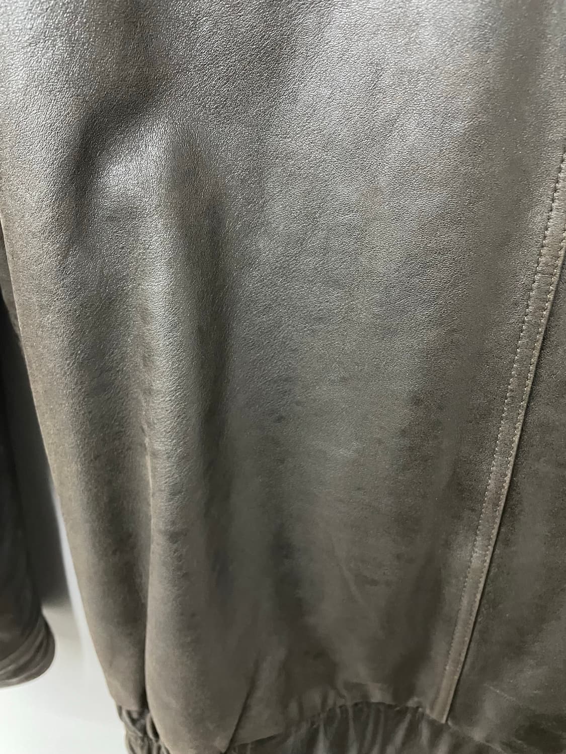 크로커다일 90s 가죽 무스탕 자켓 (털 탈부착가능) H1700 상품이미지9