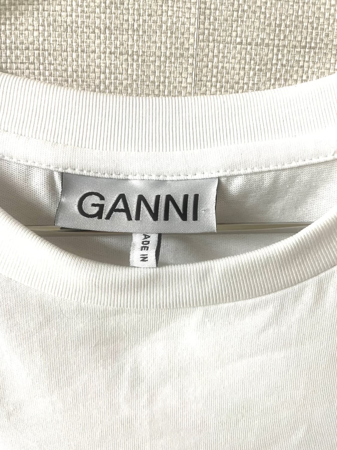 *유일매물* Ganni bunny Tee 가니 버니토끼반팔티셔츠아일릿깔 상품이미지3