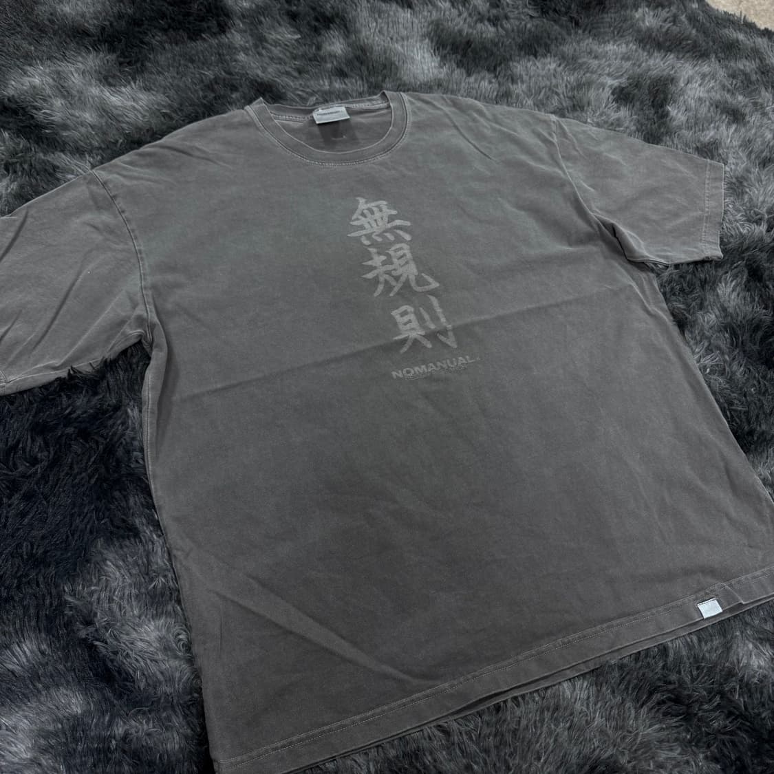 투티/0093 노매뉴얼 그레이 워싱 반팔  상품이미지3