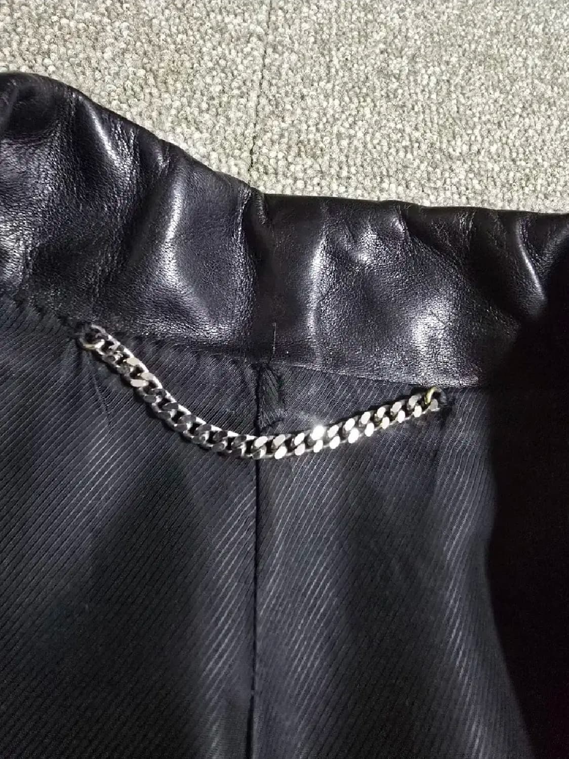 와코마리아 WACKOMARIA 가죽 원코트 사이즈 S
 상품이미지4