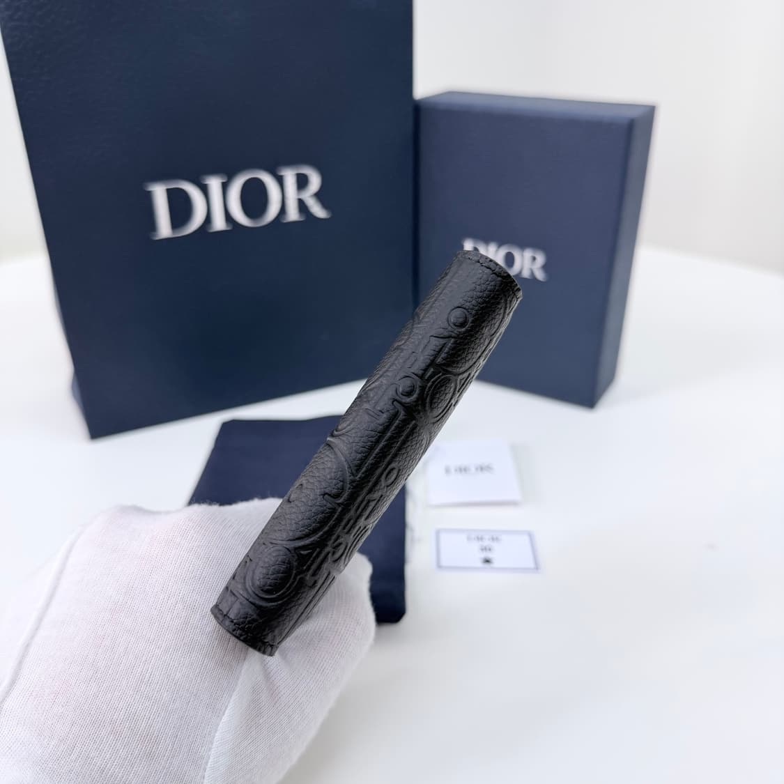 [미사용/선물가능] 디올 그래비티 레더 오거나이저 카드지갑 블랙 상품이미지6