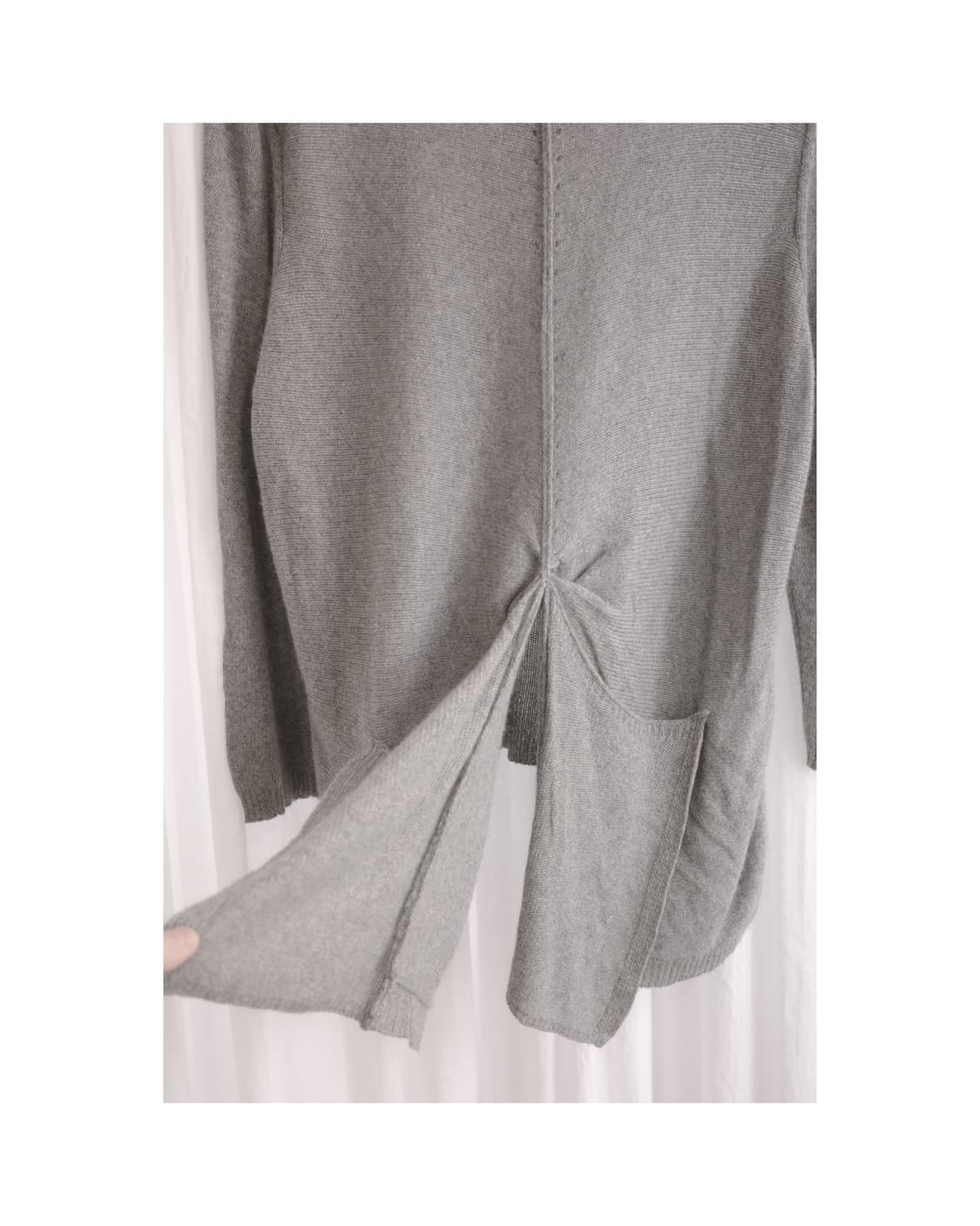 Cashmere 100% grey knit 상품이미지7