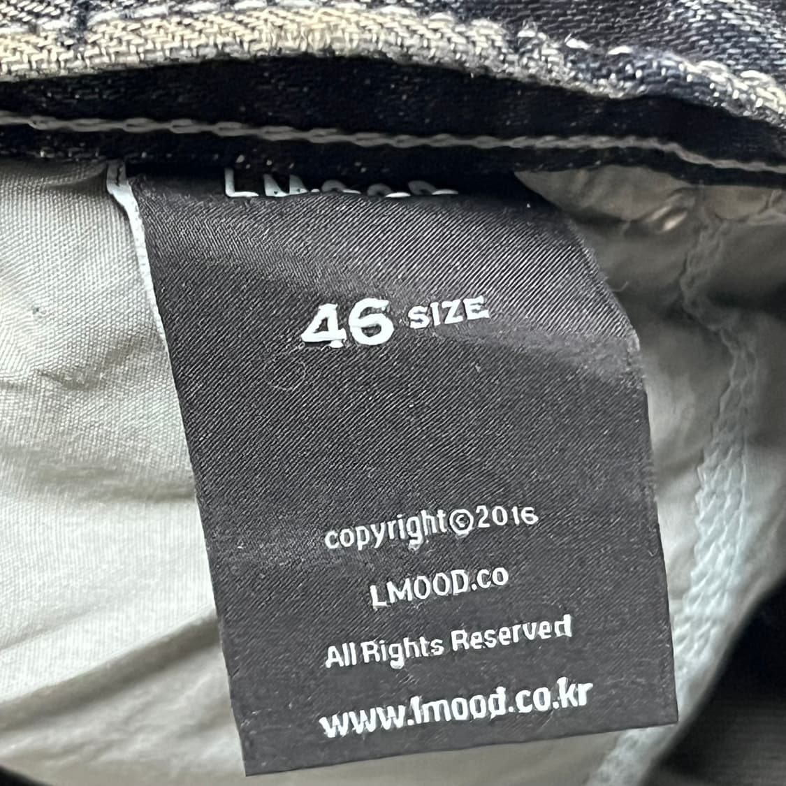 46 엘무드 워싱 부츠컷 데님팬츠 상품이미지5