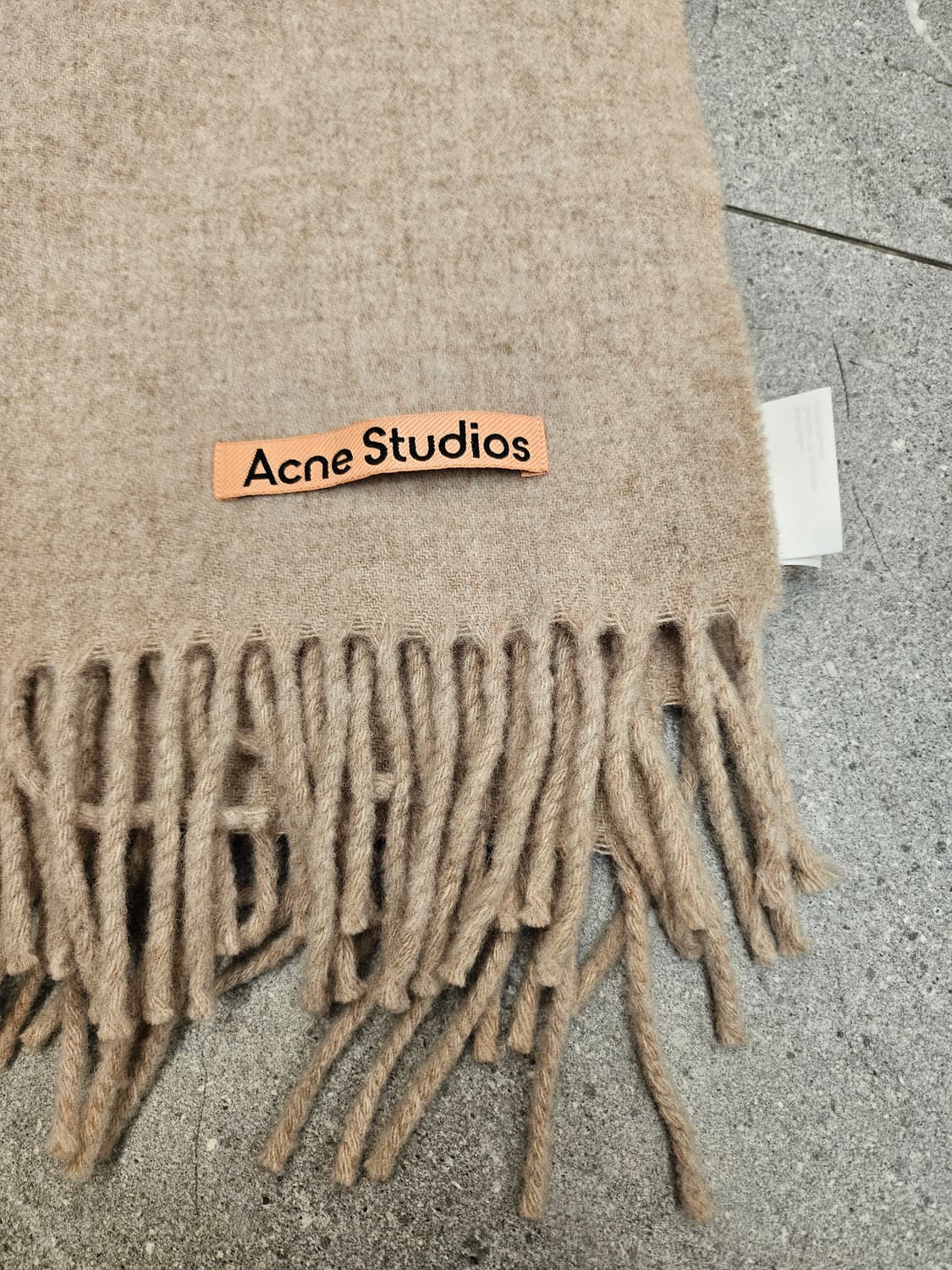 Acne Studios아크네스튜디오 오트밀,로즈멜란지 머플러 상품이미지5