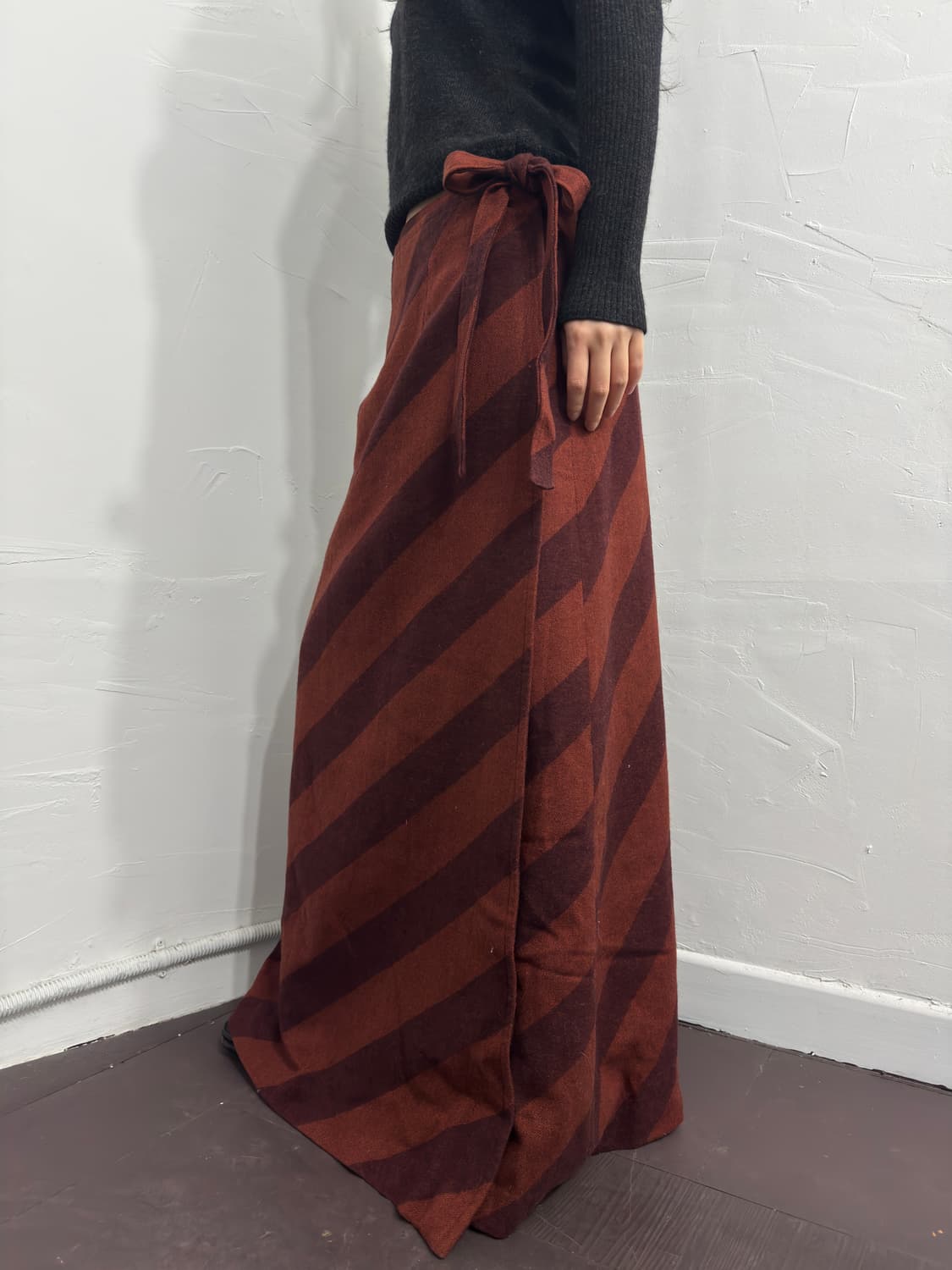 wrap maxi skirt 상품이미지4