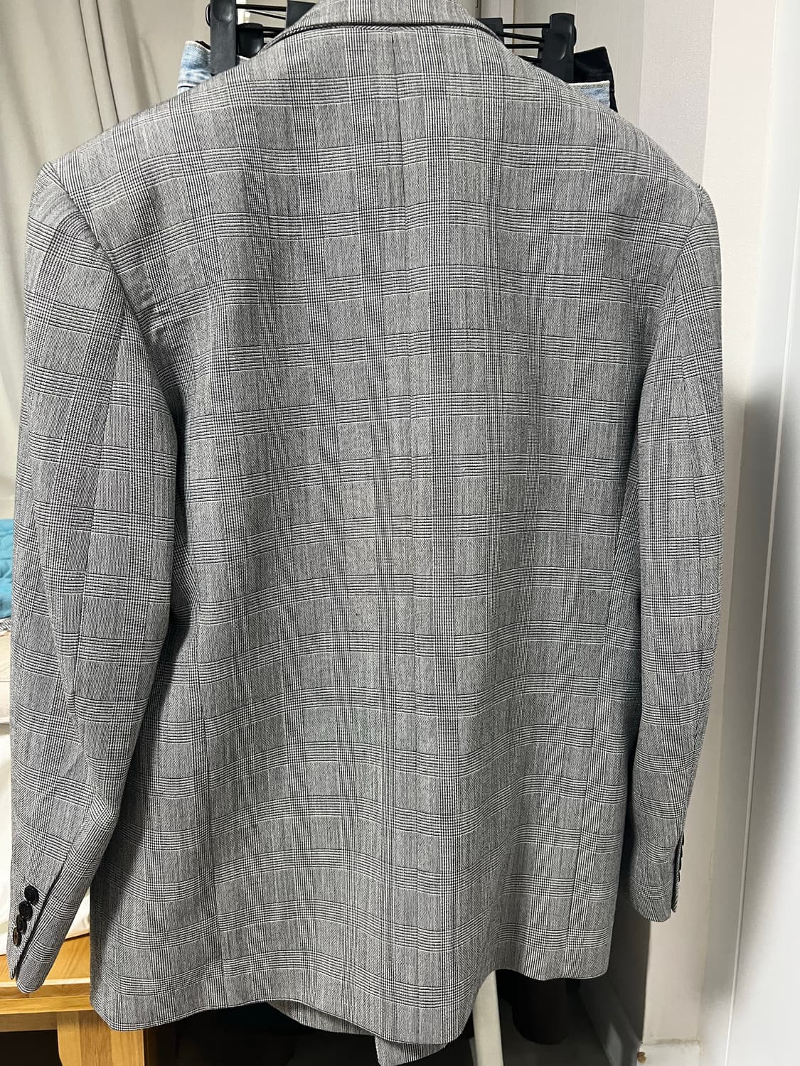 렉토 24SS 글랜 체크 블레이저 (S) 상품이미지5