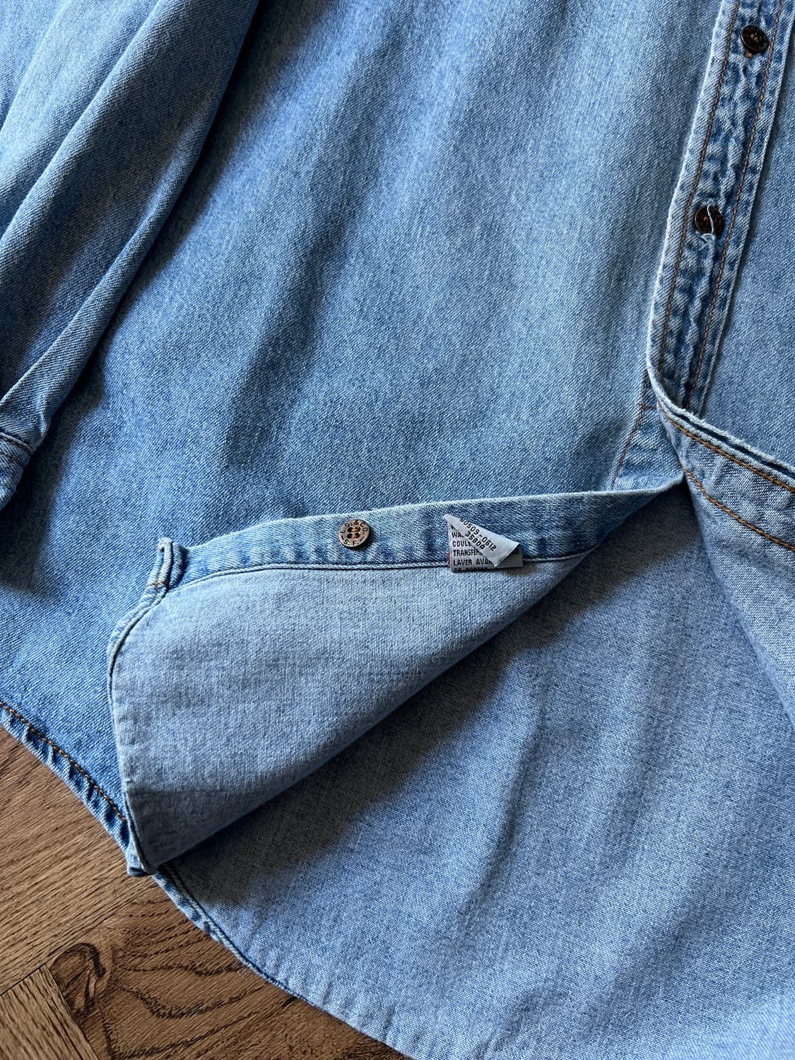 [M]90's 리바이스 오렌지탭 한국제조 데님 셔츠 상품이미지5
