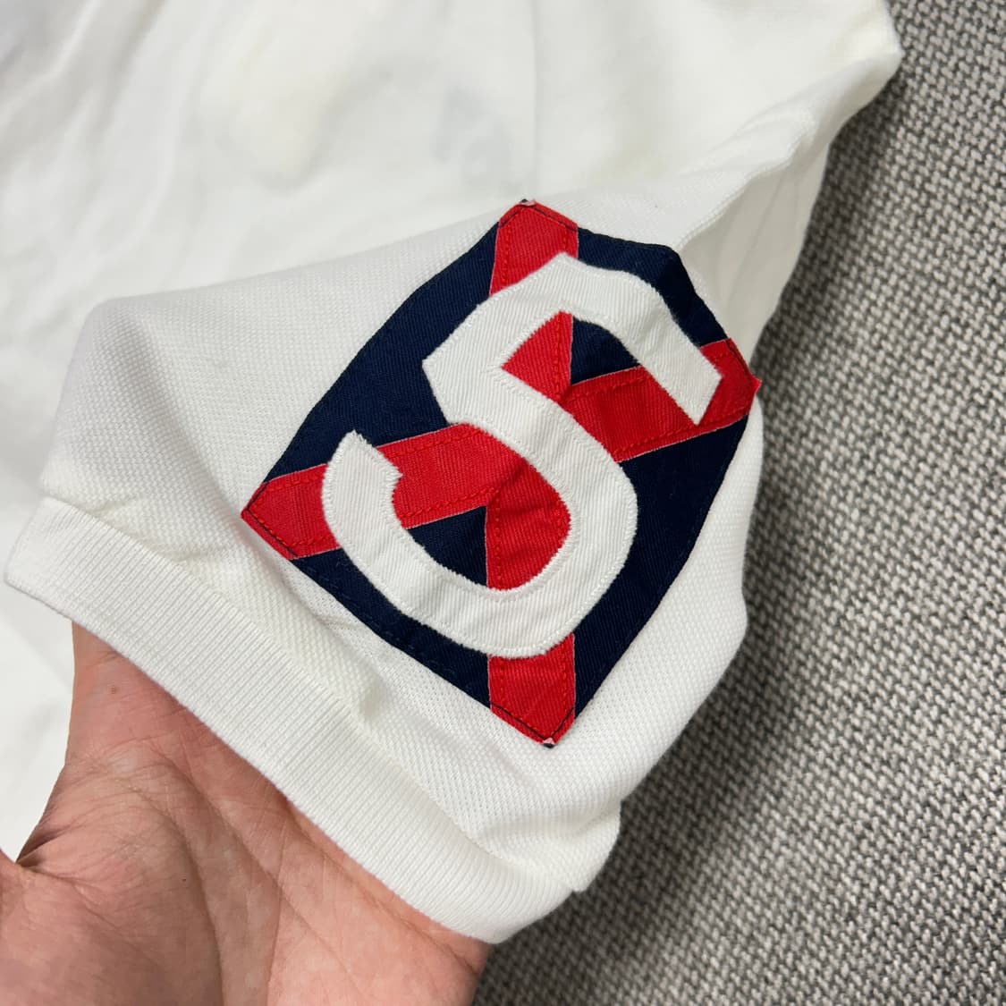 (새상품)폴로 빅포니 치프키프 화이트 아이보리 카라티(S) 상품이미지8