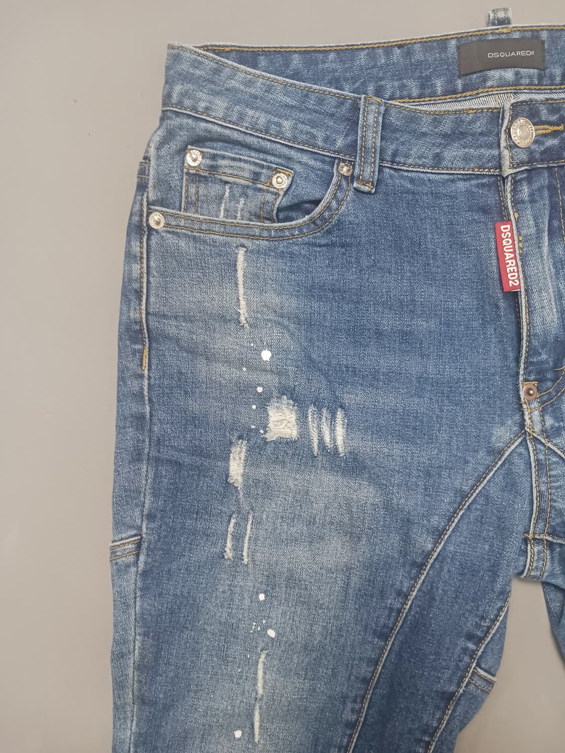 [30] 디스퀘어드2 데미지 타이디바이커진 청바지 상품이미지2