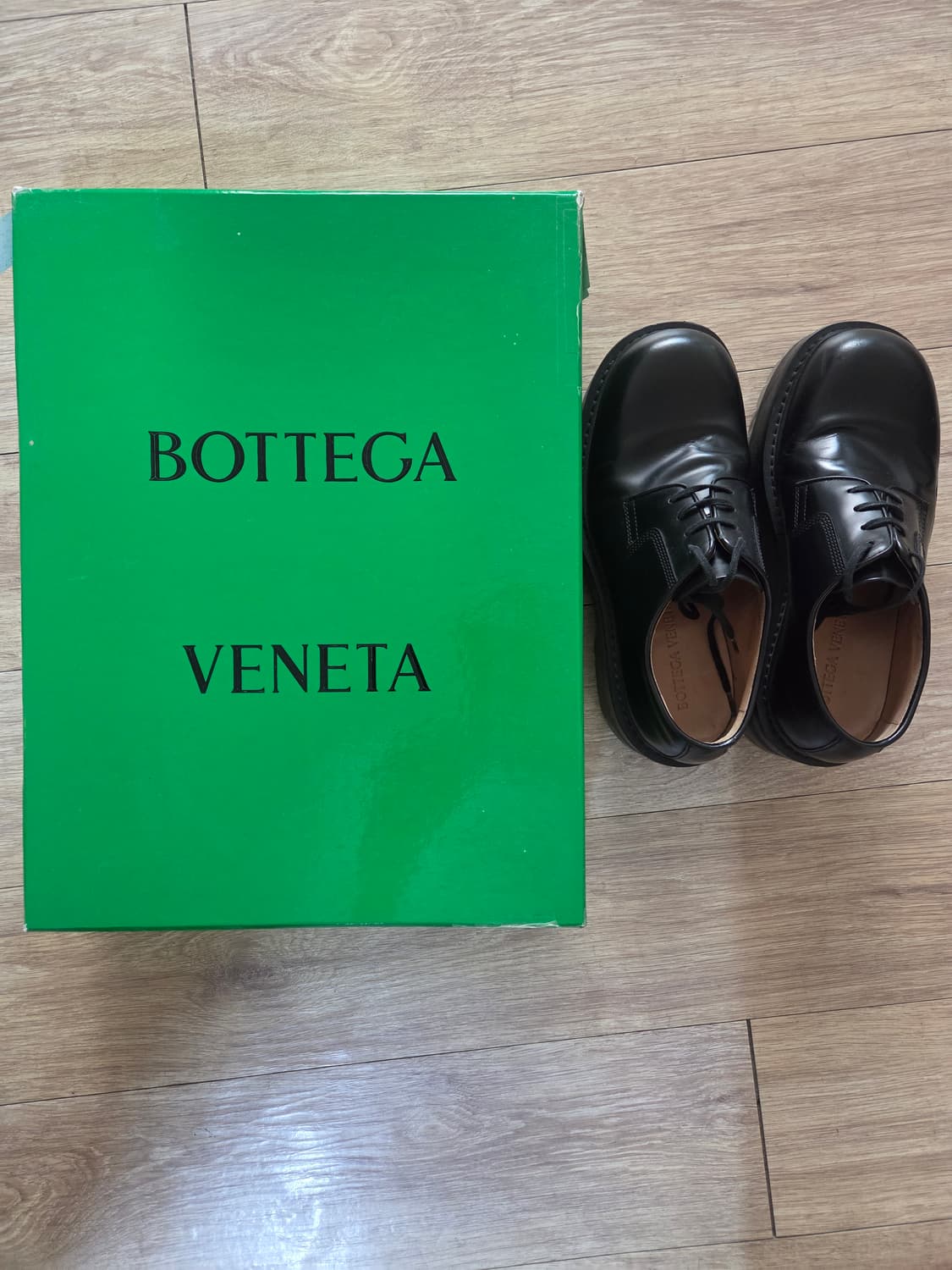 보테가베네타 바운스 더비 블랙 39.5 사이즈 상품이미지1