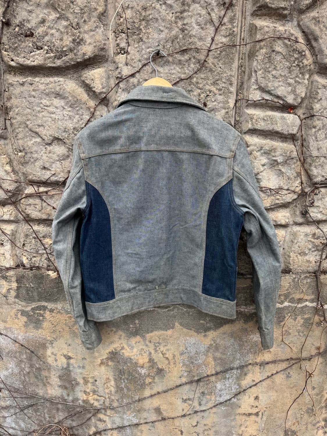 Rare!! 70s lee 빈티지 리버시블 팔콘지퍼 웨스턴 데님 자켓l 상품이미지4