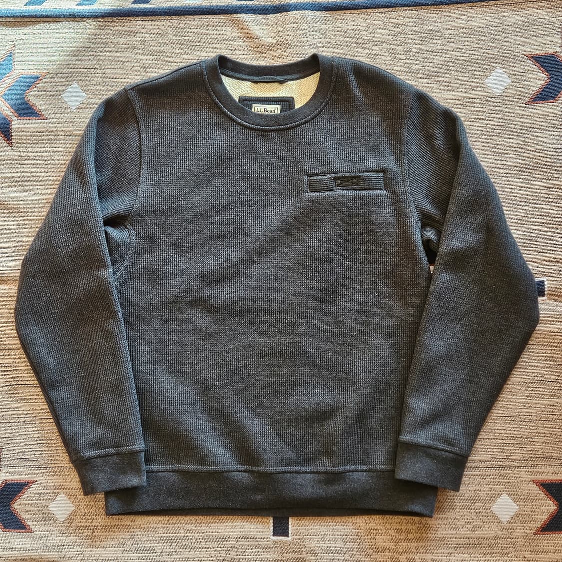 엘엘빈 양기모 와플 스웻셔츠 상품이미지1