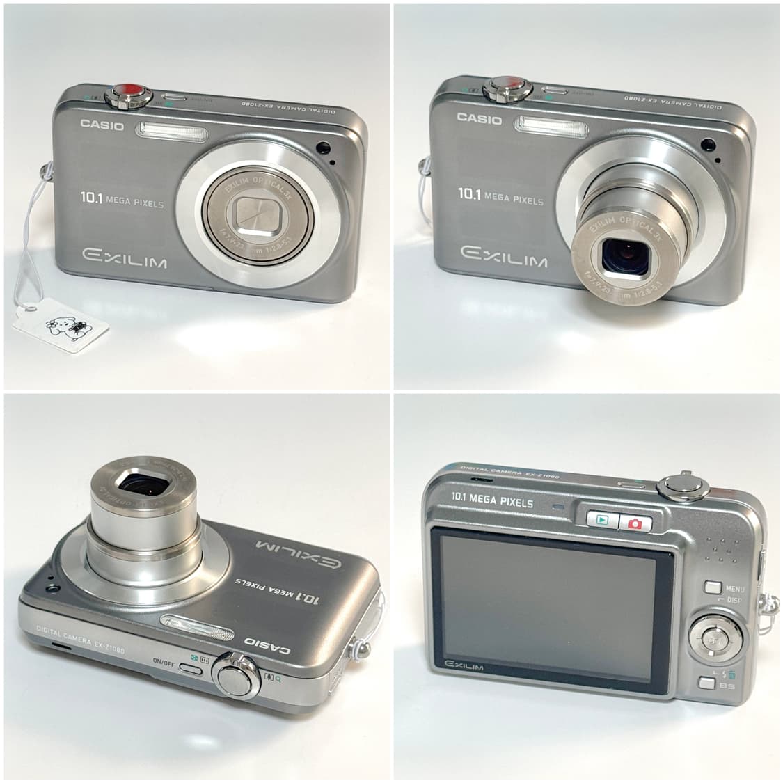 카시오 엑슬림 EX-Z1080 실버 빈티지디카 상품이미지2