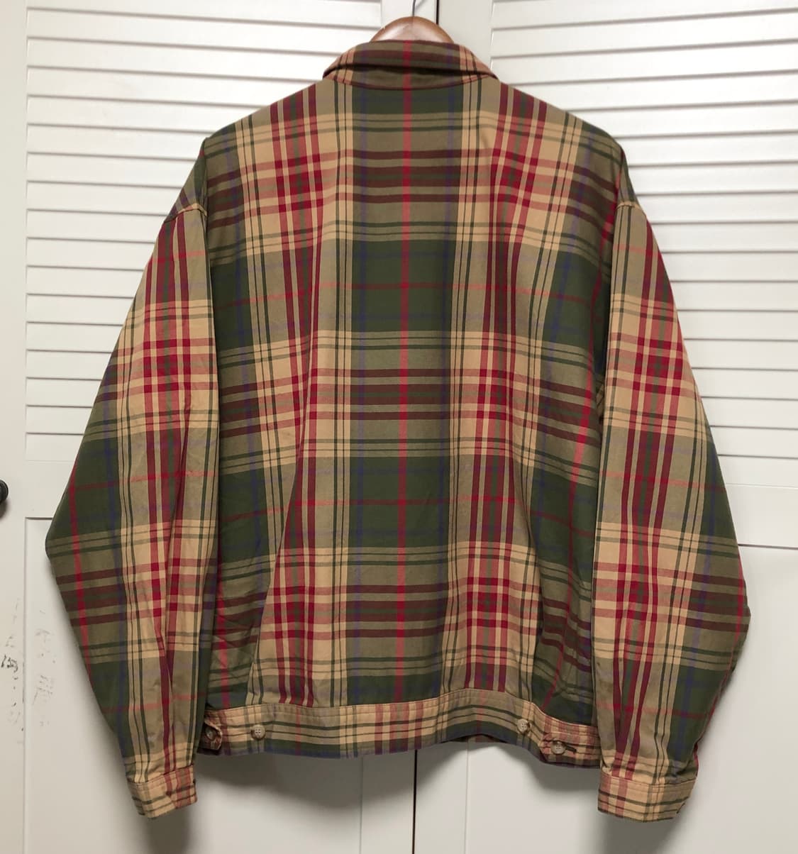 폴로 랄프로렌 체크 블루종 자켓 남성용 디트로이트 상품이미지3