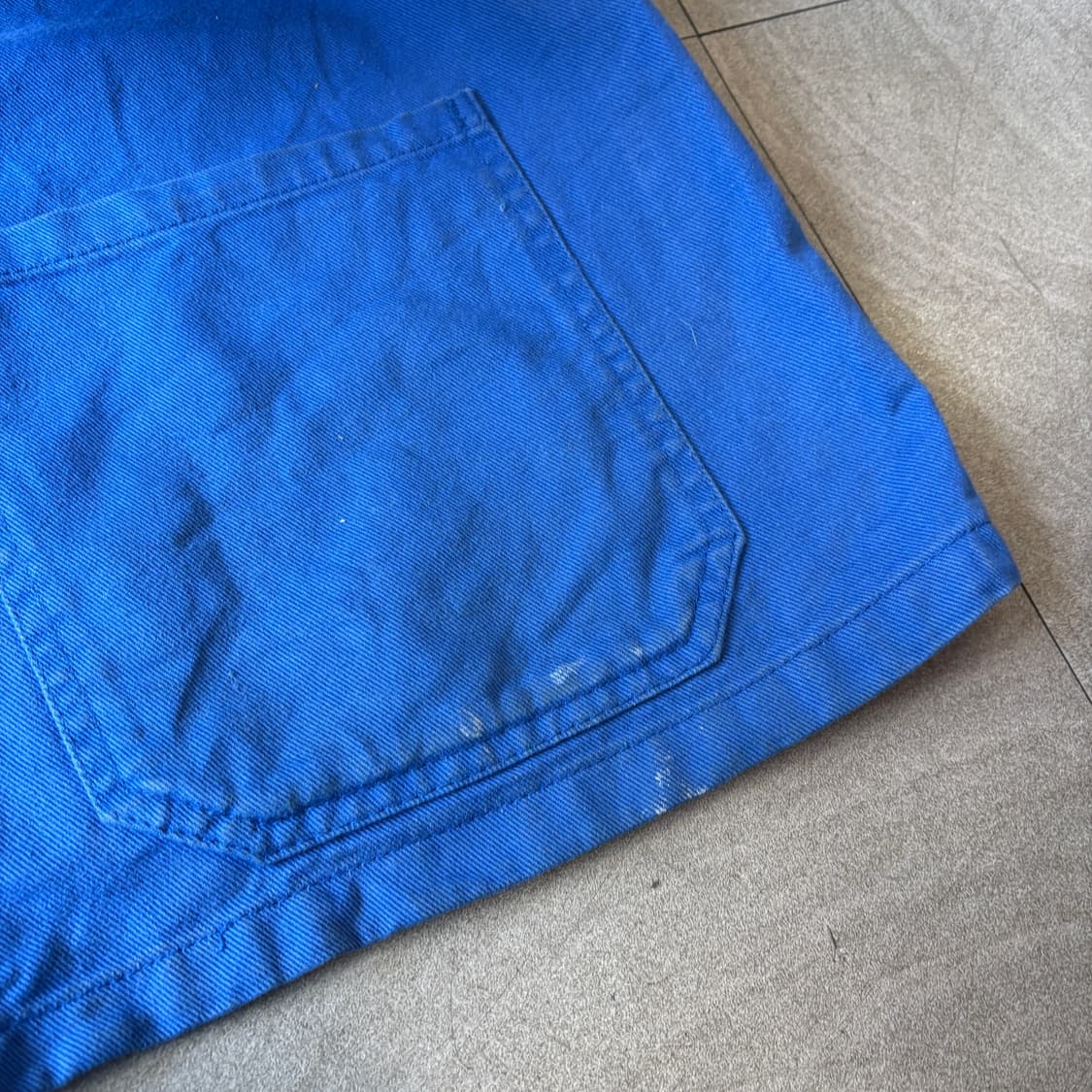 90년대 빈티지 프랑스 생산 프렌치 워크 트윌코튼 자켓 상품이미지8