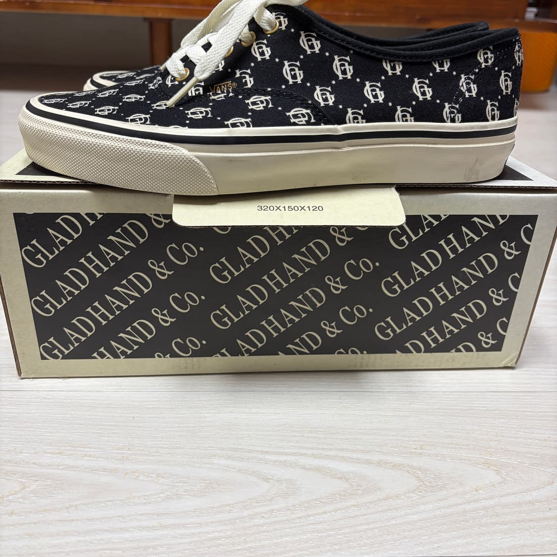 글래드핸드 x 반스 어센틱 민트급 270사이즈 풀박 상품이미지3