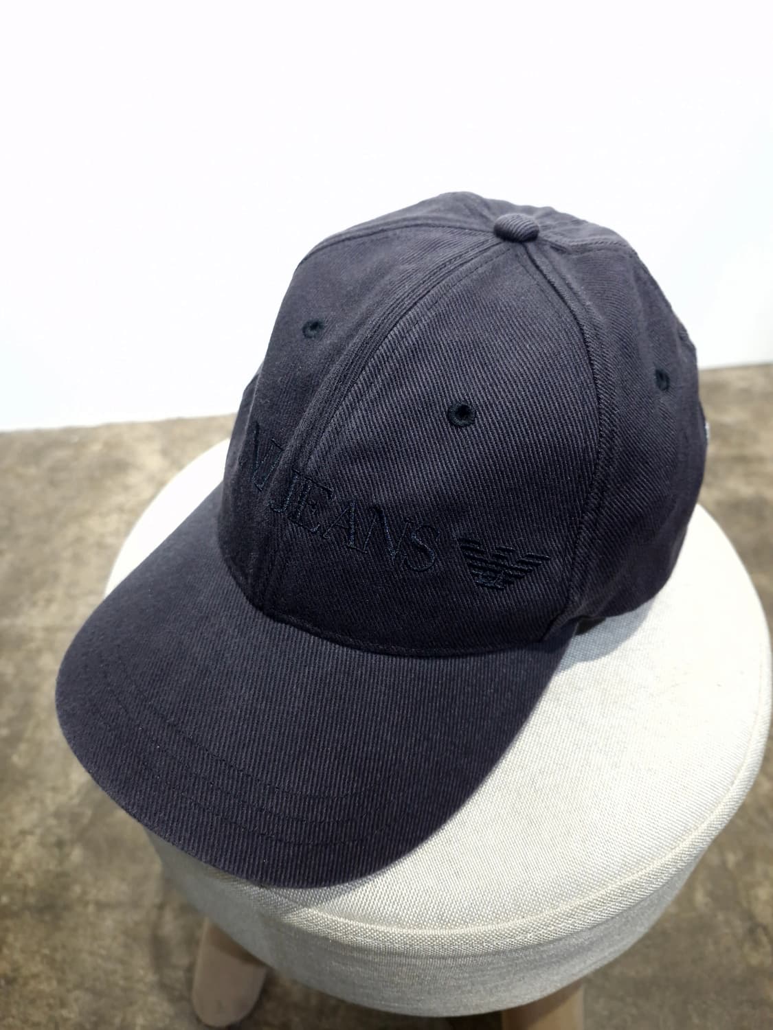 아르마니진스 자수 로고 볼캡 상품이미지1