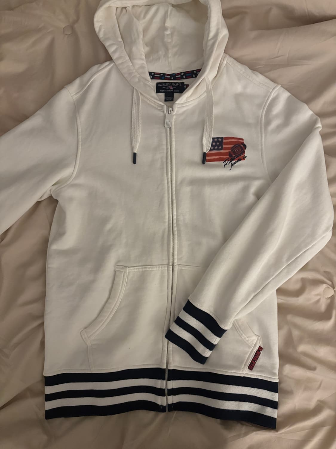 아메리칸 베어 스튜디오 빈티지 성조기 후집 상품이미지1