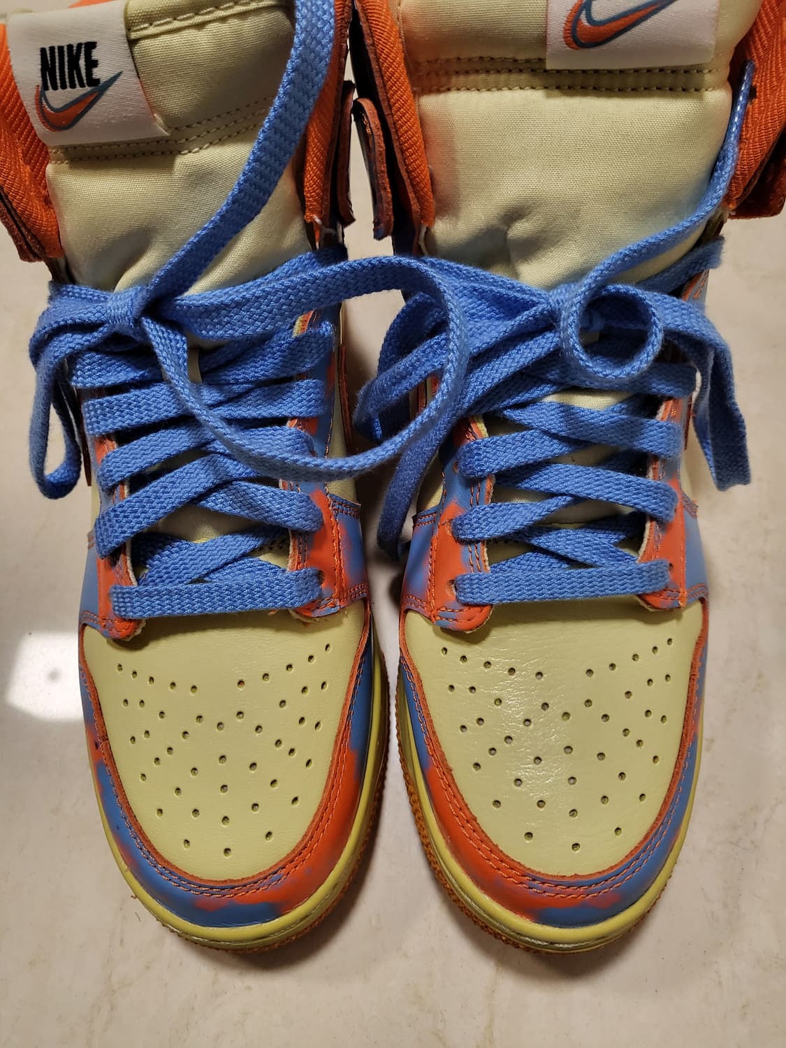 나이키 덩크 하이 1985 sp 오렌지 블루 245 상품이미지6
