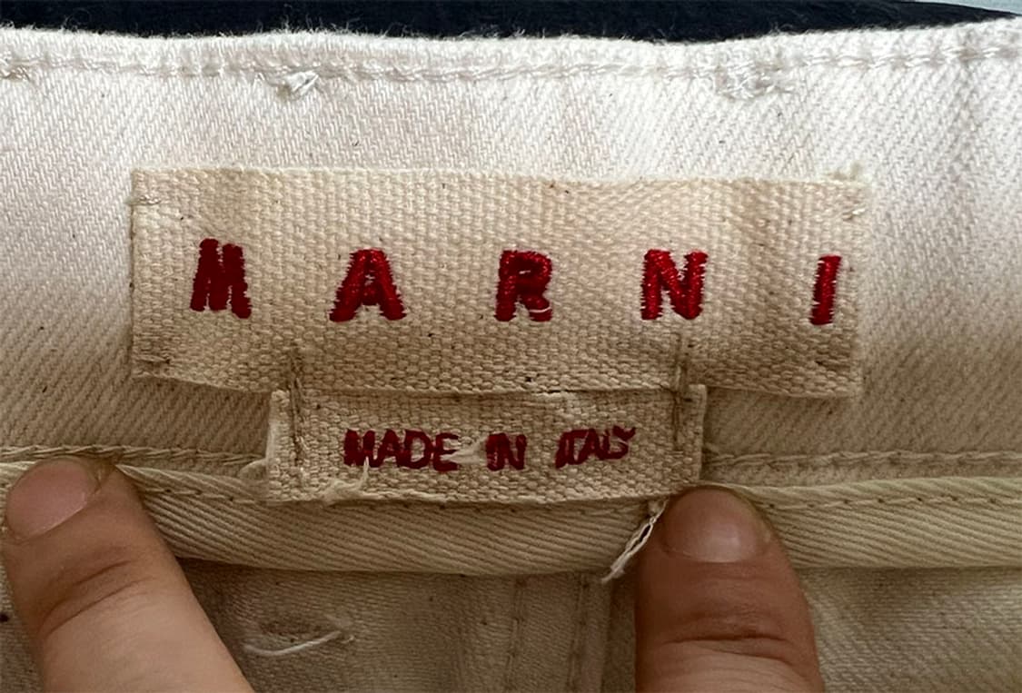MARNI 마르니 여자 청바지 와이드 데님팬츠 춘추 M 66 28 상품이미지5