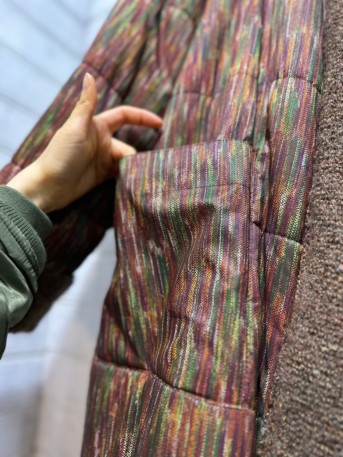 미쏘니 리버시블 롱코트 상품이미지8