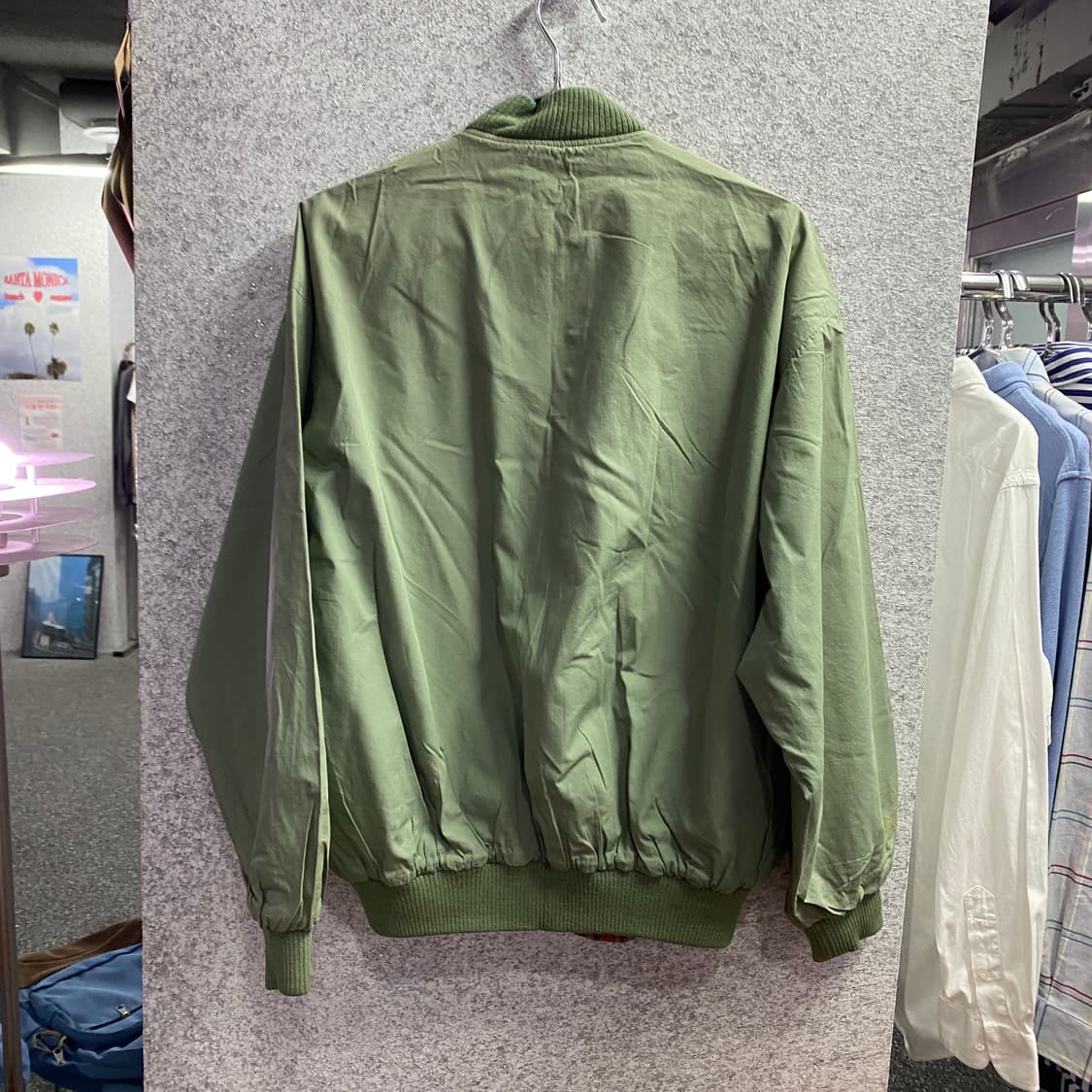 라코스테 패치로고 리버시블 블루종 자켓 B4577 상품이미지5