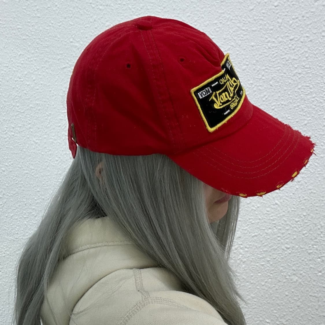 본더치 레드 빈티지 볼캡 상품이미지2