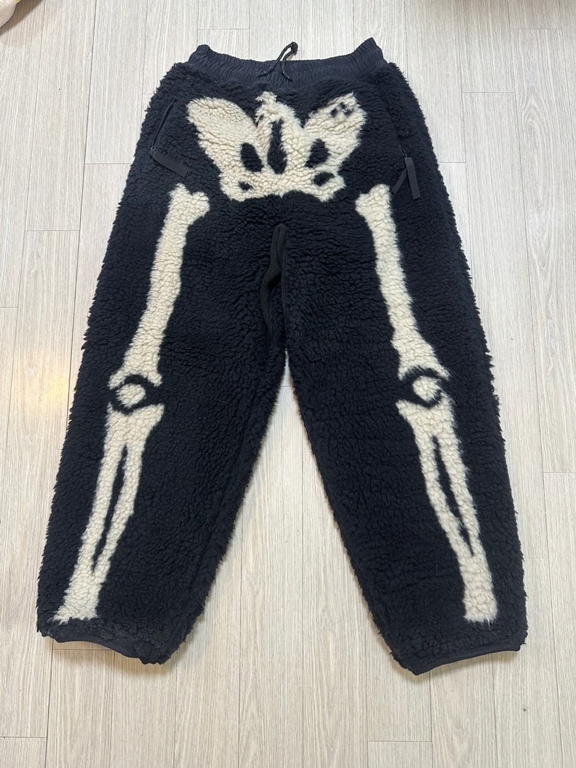 Kapital Bone Boa Fleece Easy Pants Black 상품이미지2