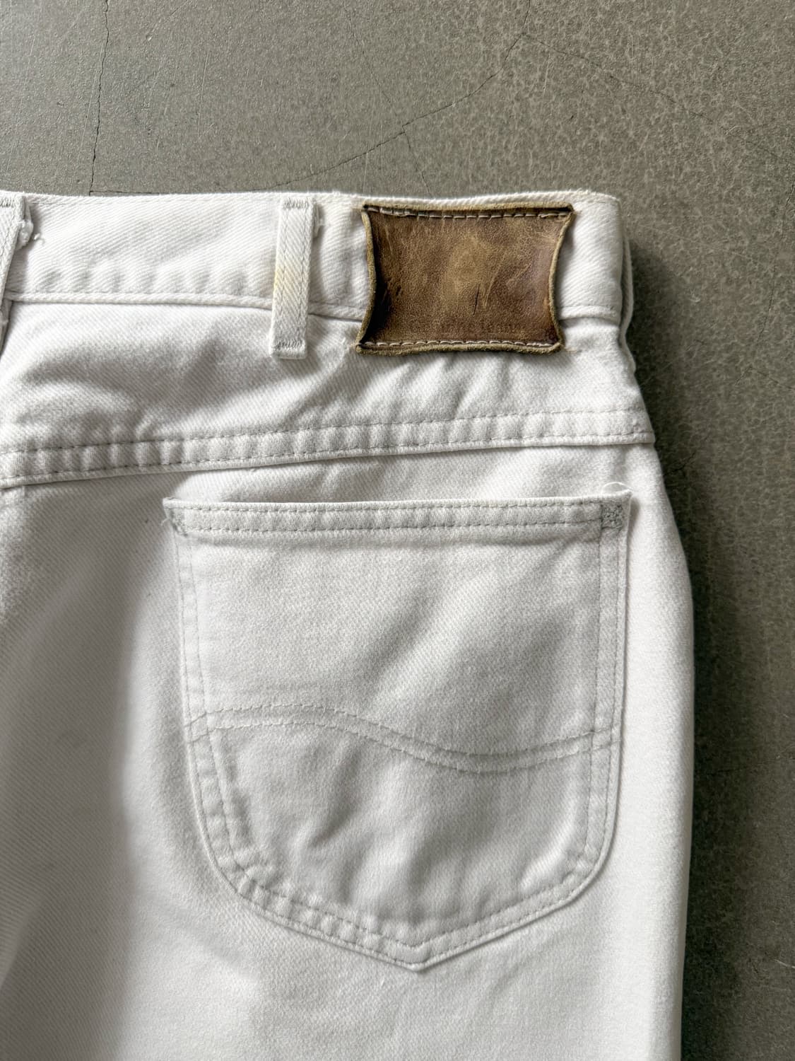 90s Vintage Lee White Denim Pants 상품이미지7