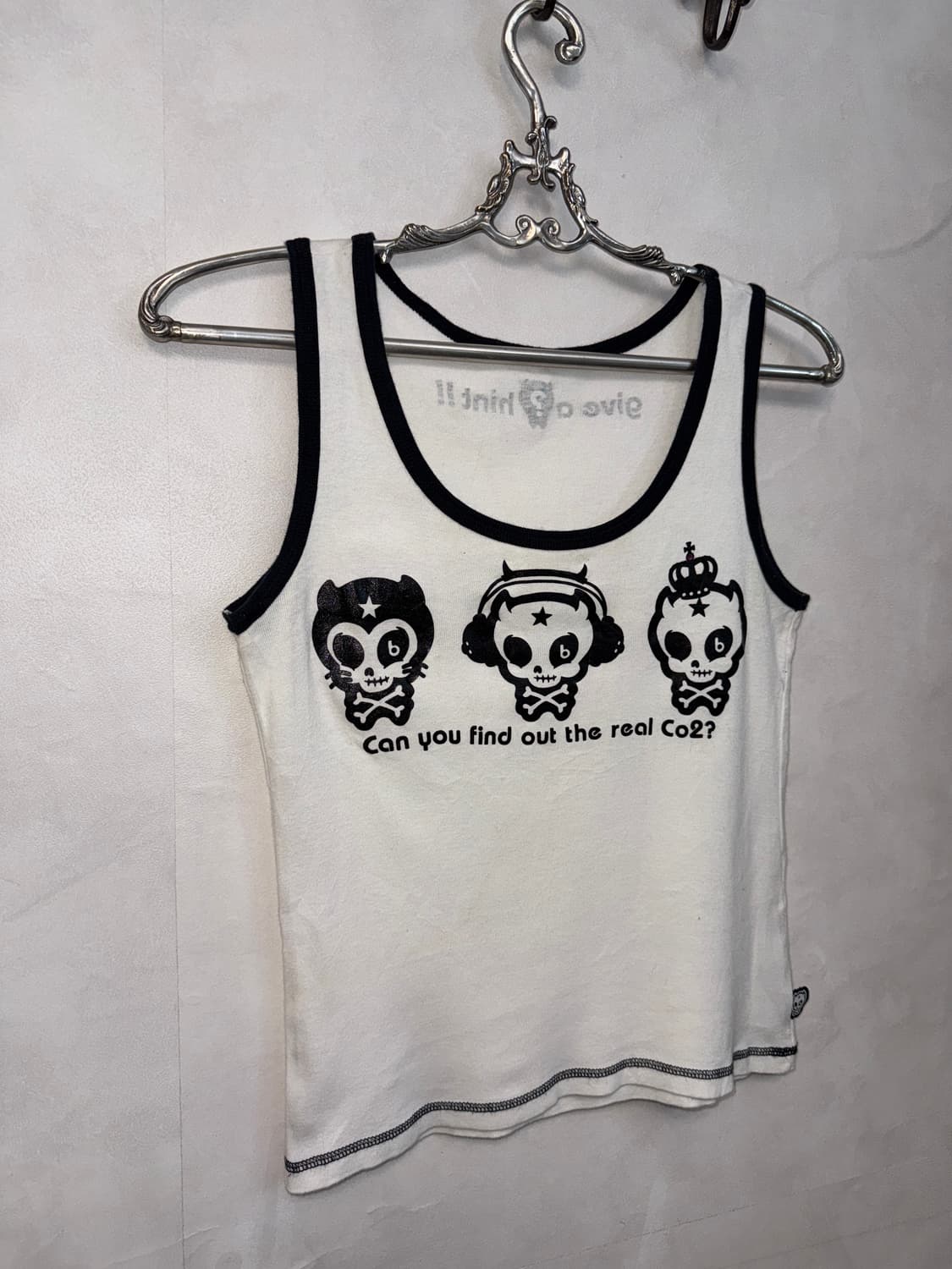Ba-tsu club black&white devil sleeveless 상품이미지4