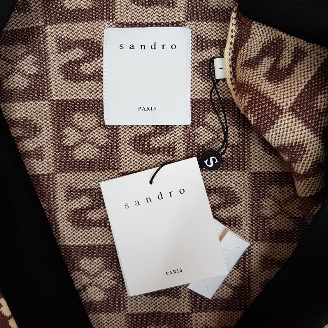 산드로 SANDRO 스트릭자켓  1사이즈 택달린 새제품 상품이미지6