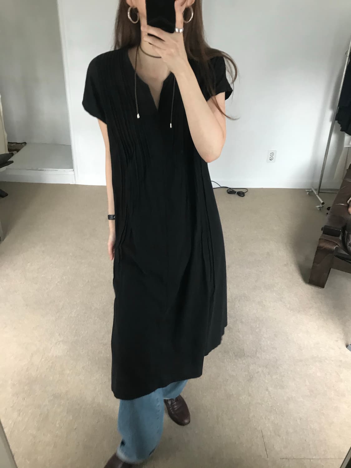 cotton pintuck dress 상품이미지1