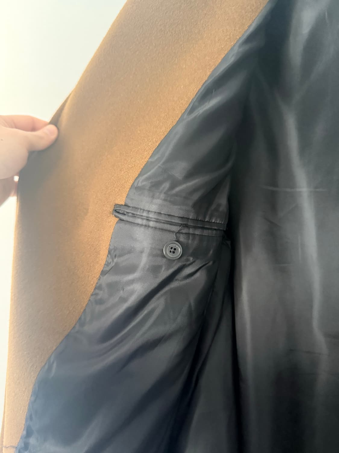 산드로 브라운 더블 코트 L (105) 상품이미지4