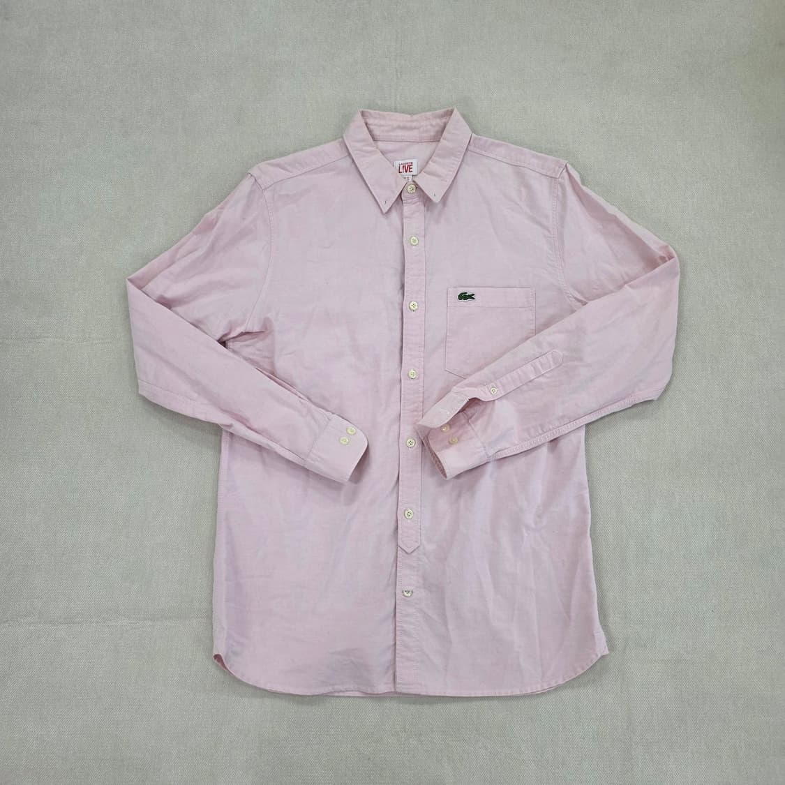 [40] 라코스테 옥스퍼드 핑크 셔츠 남방 1223J1 상품이미지1