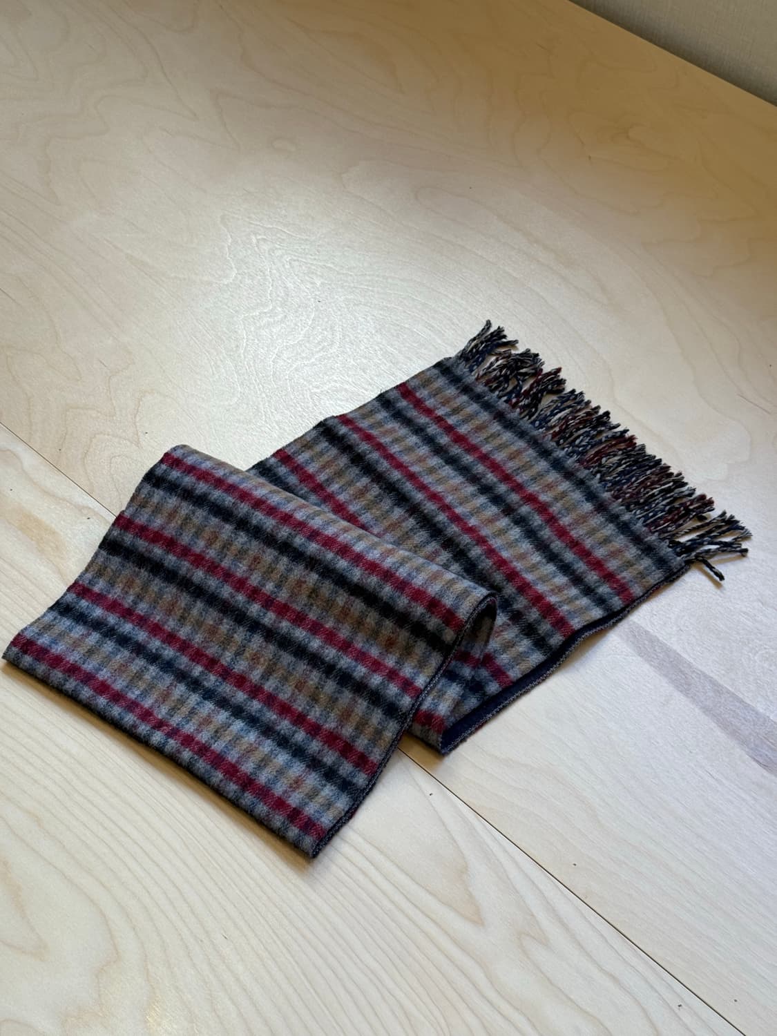 Montbat Heritage Plaid Wool muffler 상품이미지2