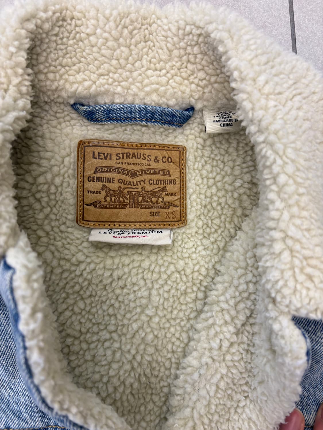 리바이스 데님 쉐르파 자켓 상품이미지6