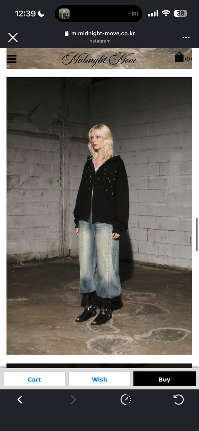 midnight move hood zip-up 상품이미지4