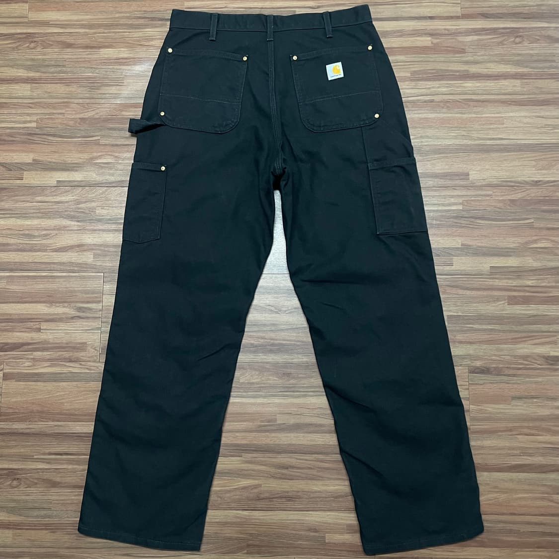 미제 칼하트 블랙 더블니 카펜터 워크 팬츠 상품이미지2